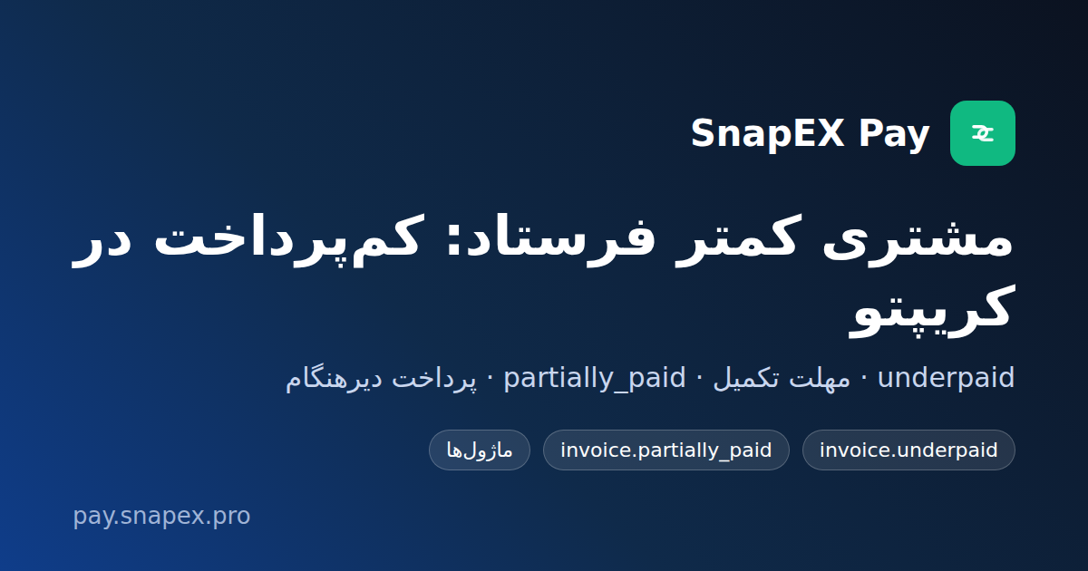 کمپرداخت کریپتو در SnapEX Pay